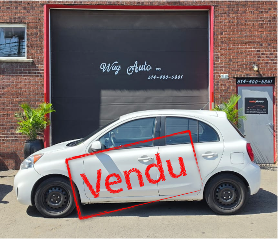 VENDU - Nissan Micra 2015